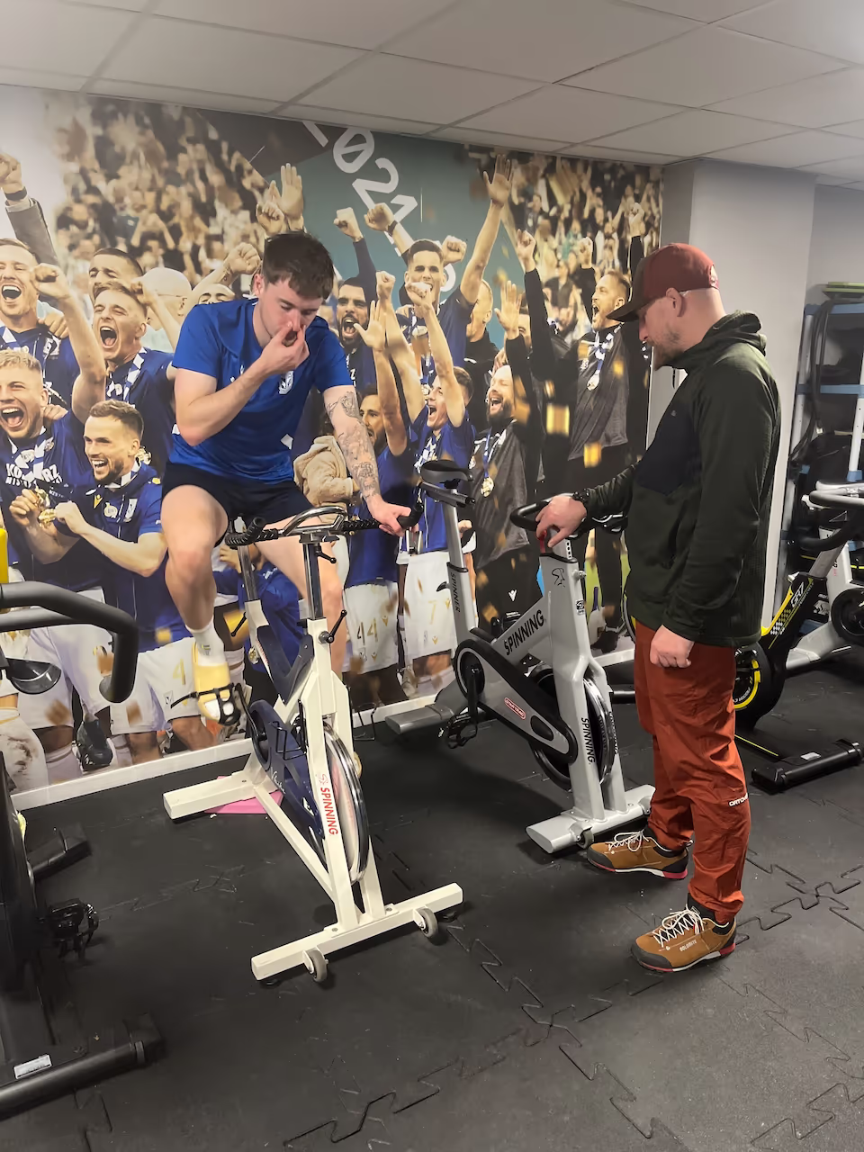 Breathing training session with Ekstraklasa squad