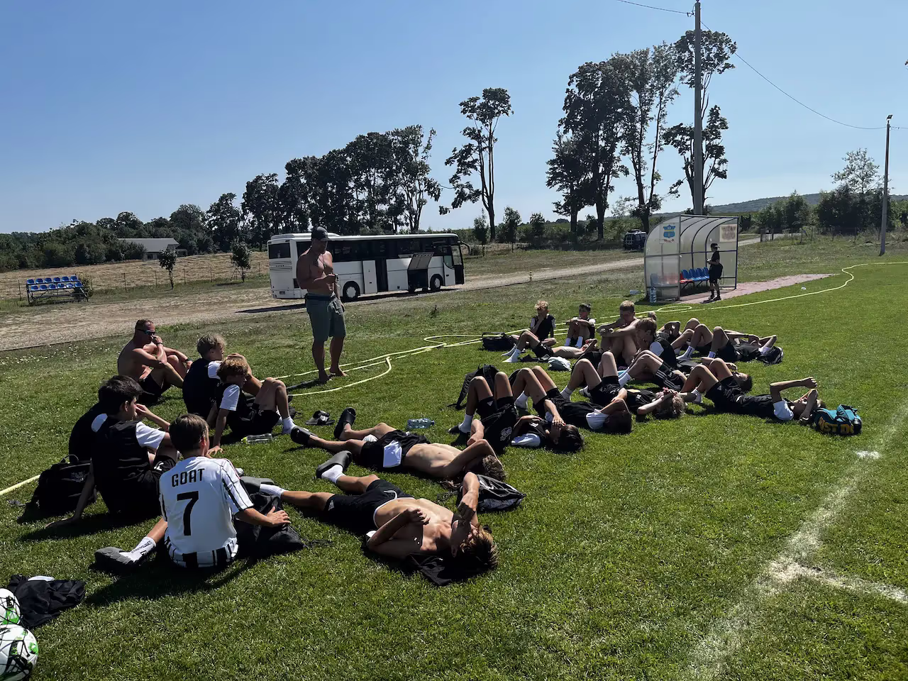 Team photo from the Złoty Potok camp